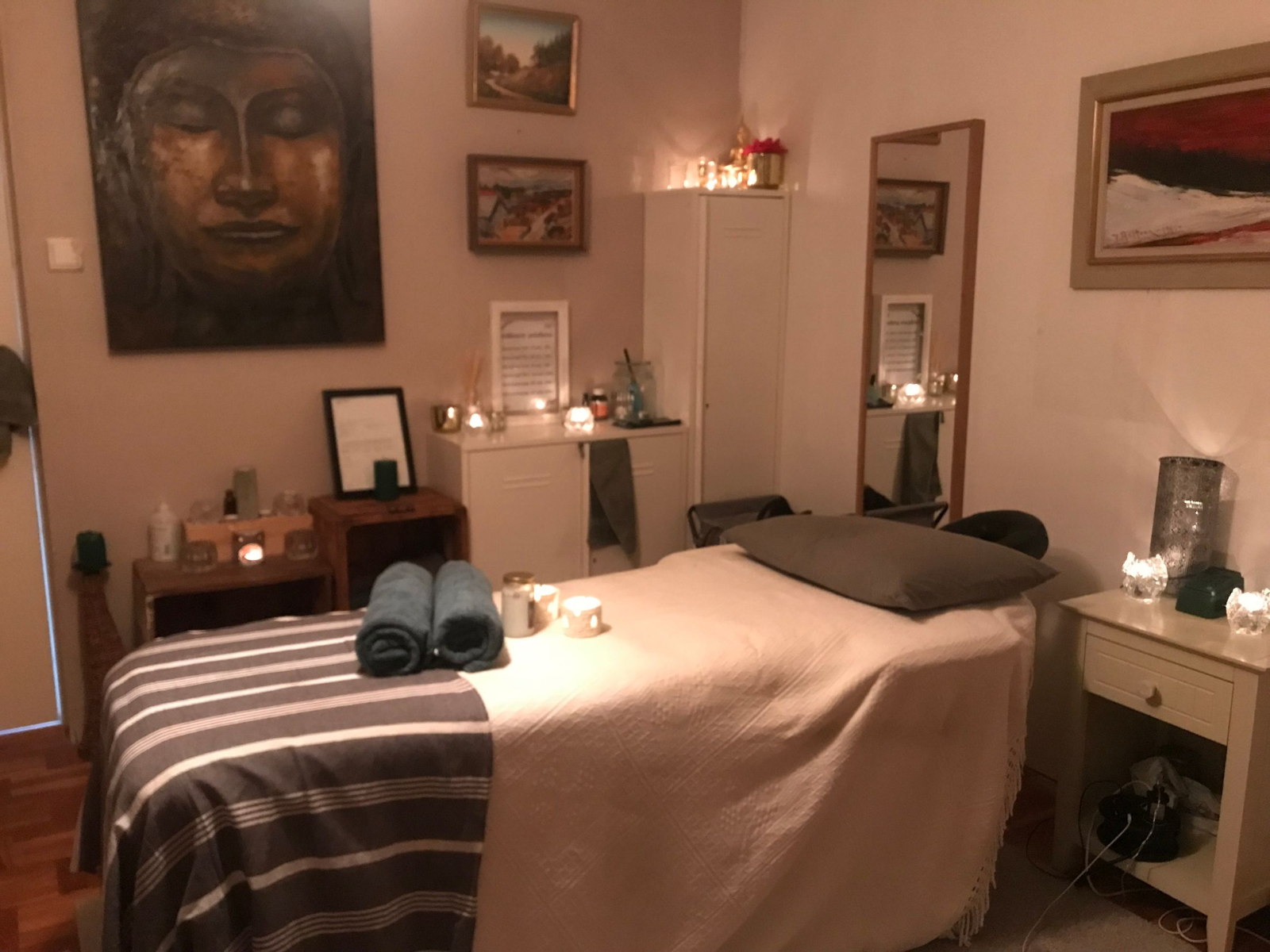 Behandlingsrummet hos Apple Massage